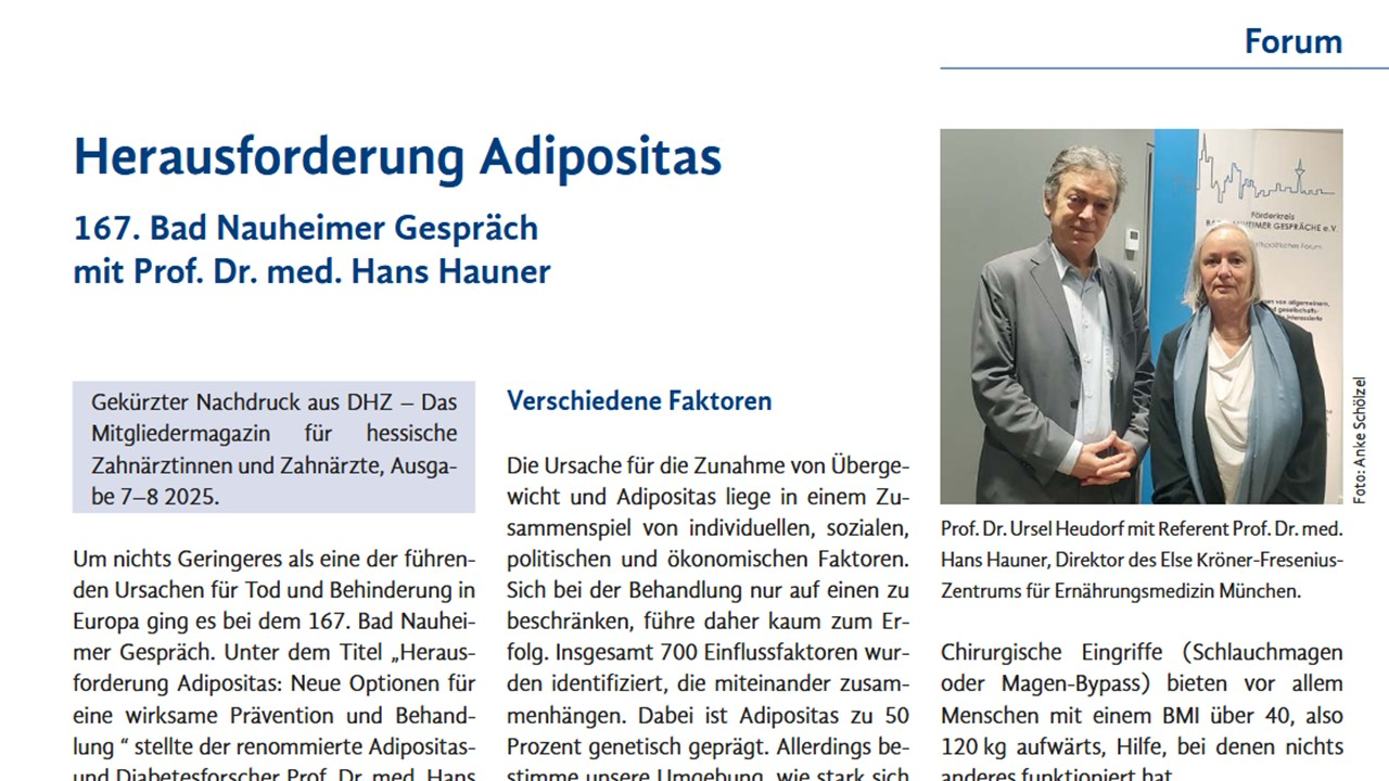 Herausforderung Adipositas