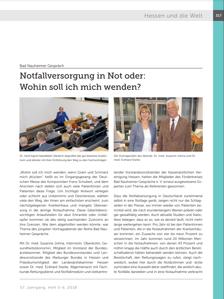 Notfallversorgung in Not oder: Wohin soll ich mich wenden?