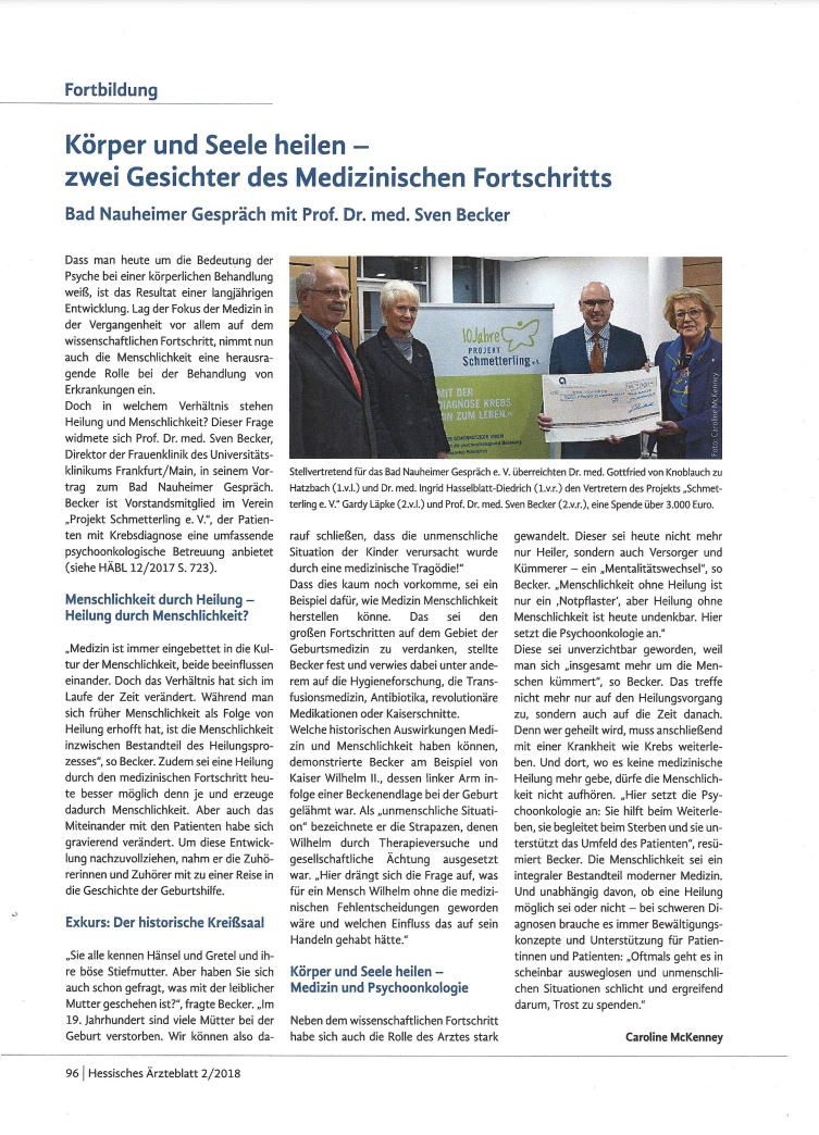 Körper und Seele heilen - zwei Gesichter des Medizinischen Fortschritts