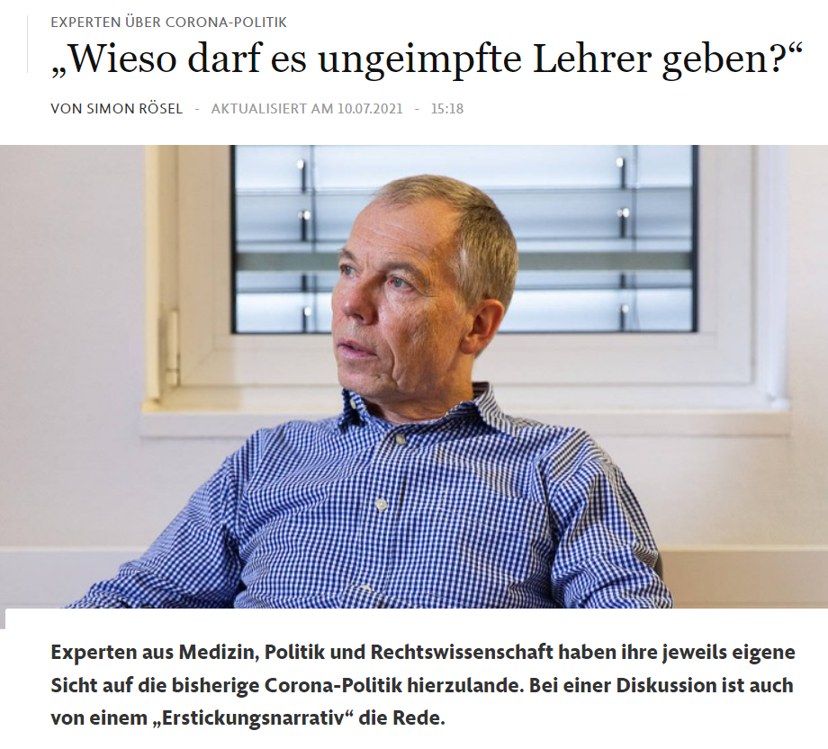 „Wieso darf es ungeimpfte Lehrer geben?“