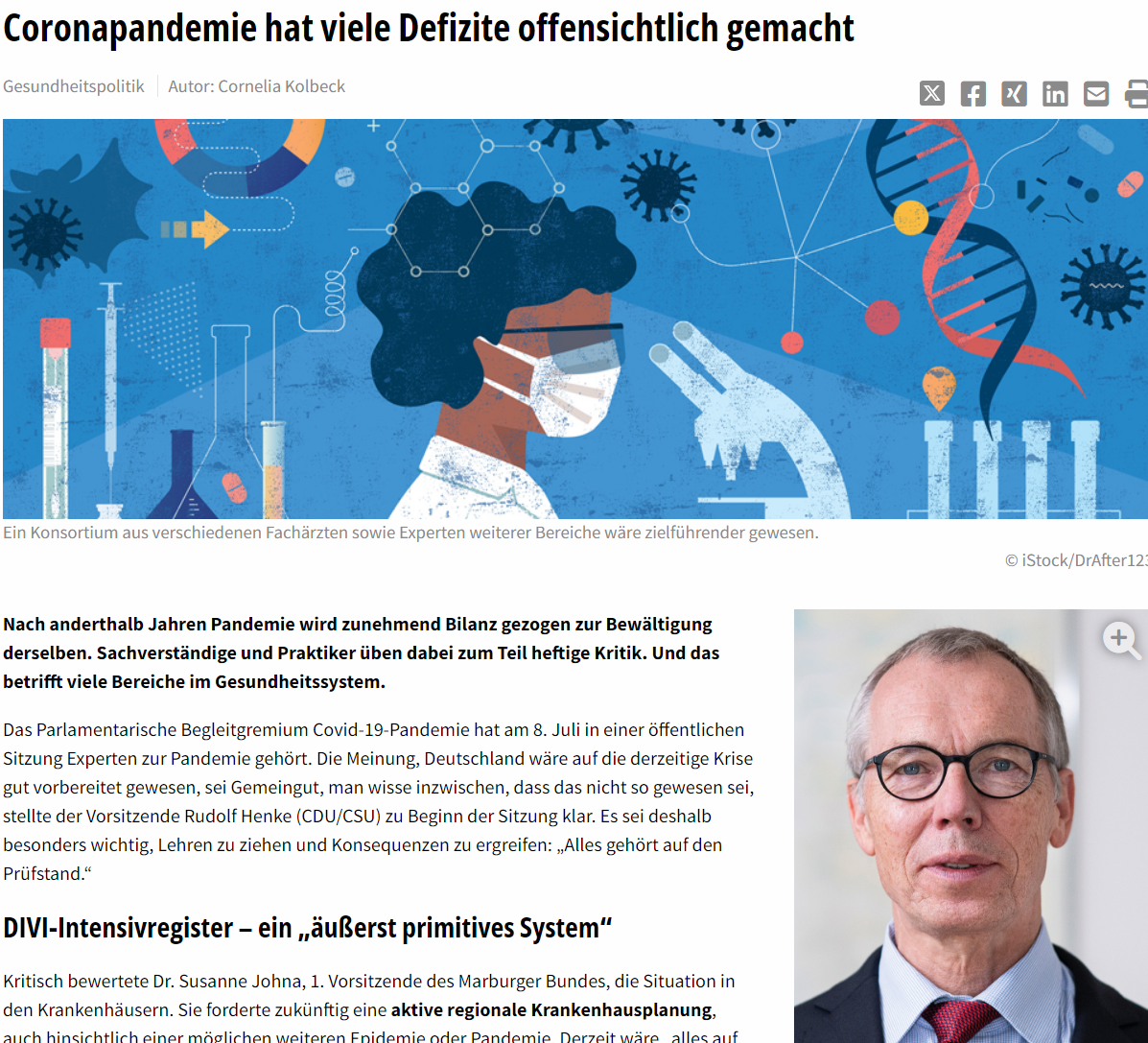 Coronapandemie hat viele Defizite offensichtlich gemacht